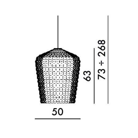 Kartell - Kabuki Verde Lampada a Sospensione